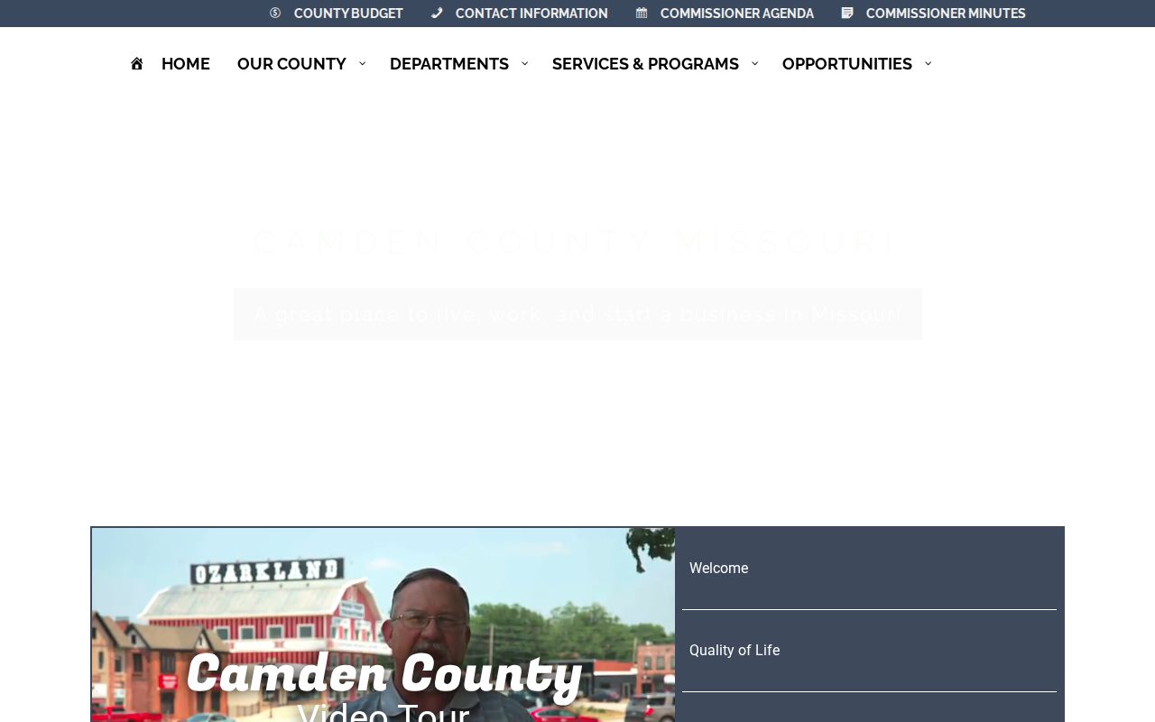 Camden County criminal history government records directory